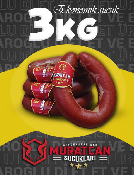 Afyon MURATCAN Sucukları 3Kg